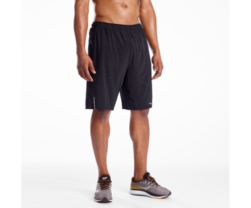 Tenis Saucony Outpace 9" 2-1 Short Hombre Pantalones cortos Ropa Negras México MX-781-DM